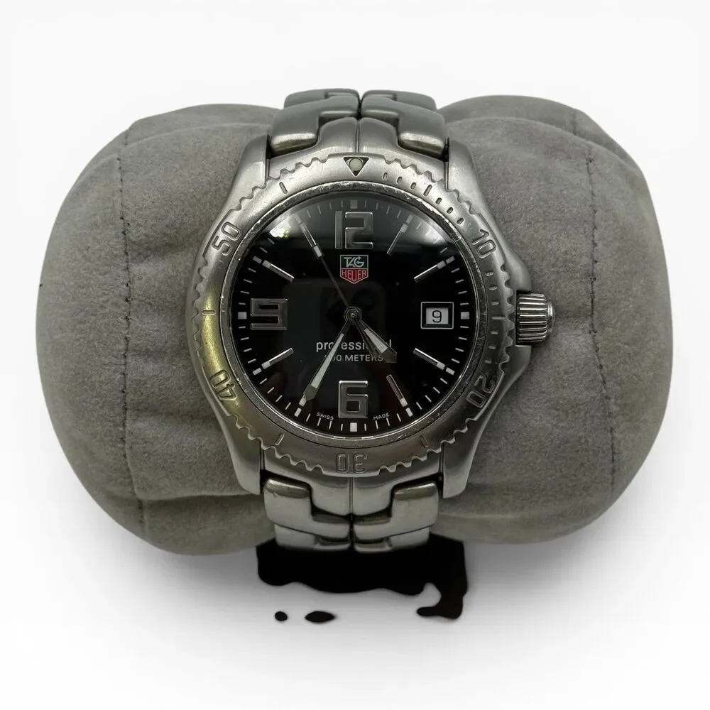 TAG Heuer Link Quartz Professional WT1110.Black Quartz Men's 42mm Classic Swis